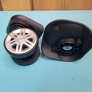 1 Pair Luggage Suitcase Wheels, Trunk Wheels, Luggage Wheel Spare Part Universal
